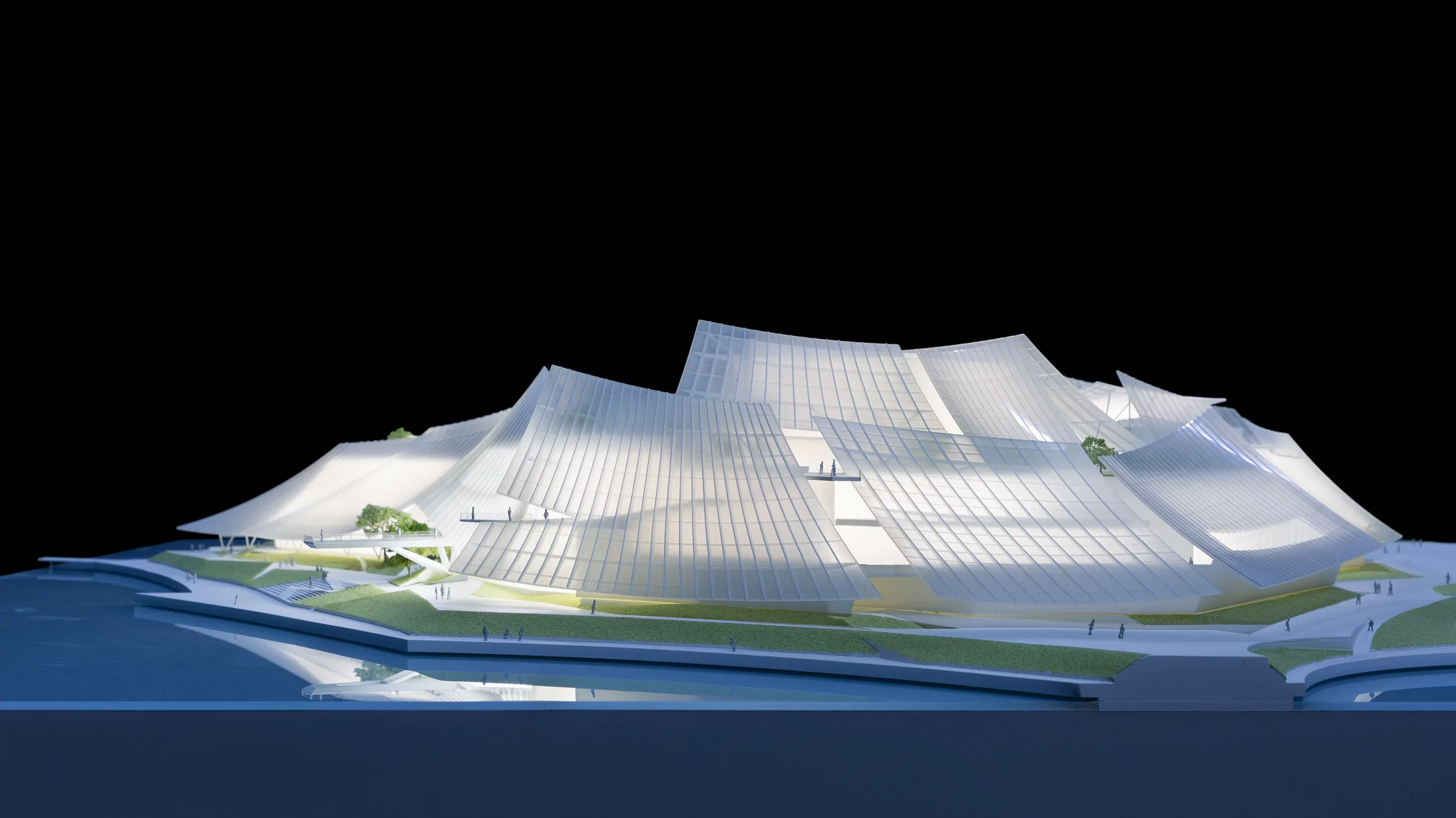 MAD Yiwu Grand Theater 1:200 architectural scale model by JYD Models
