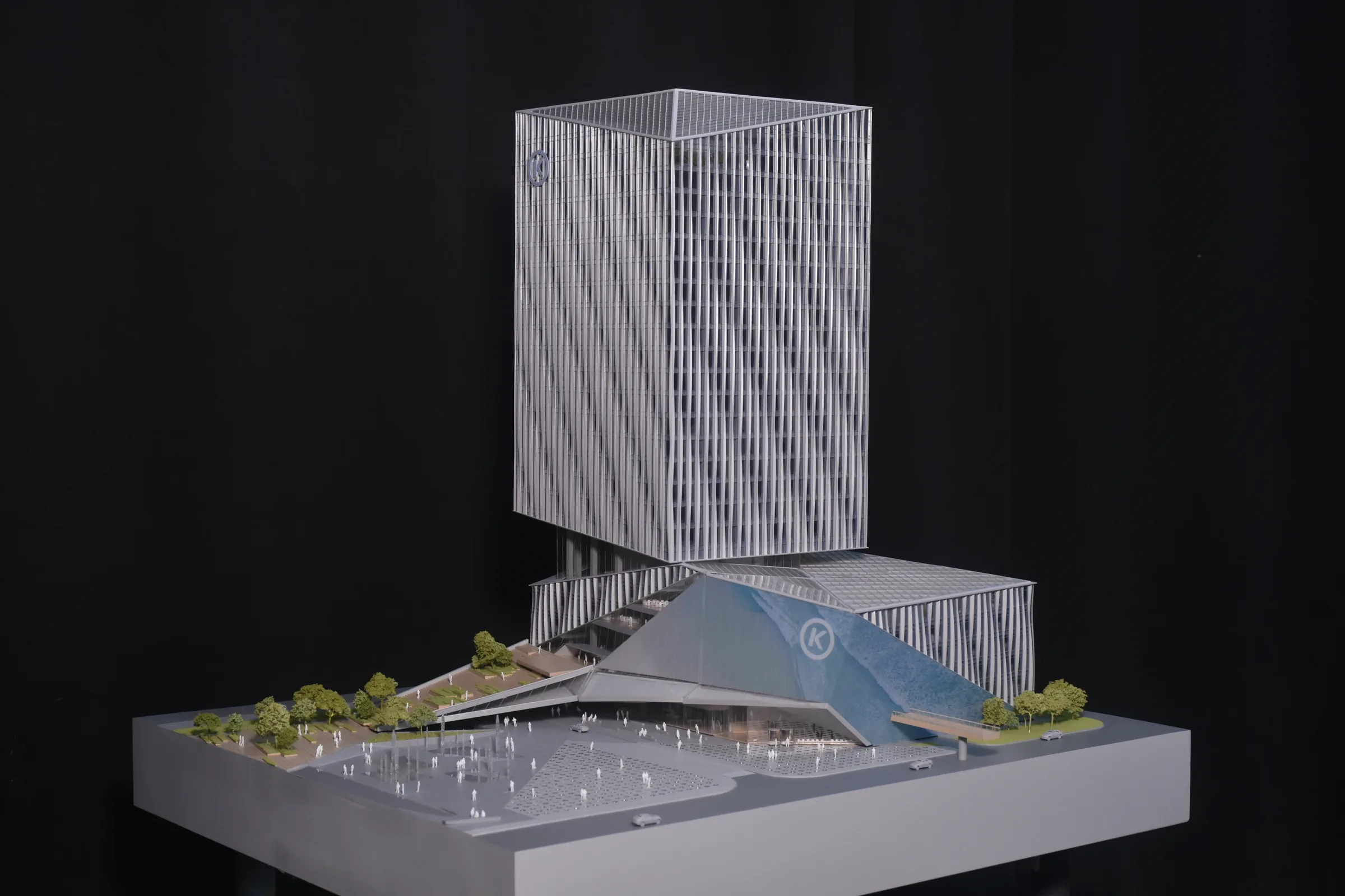 AI Kugou Music Headquarters 1:200 architectural scale model by JYD Models