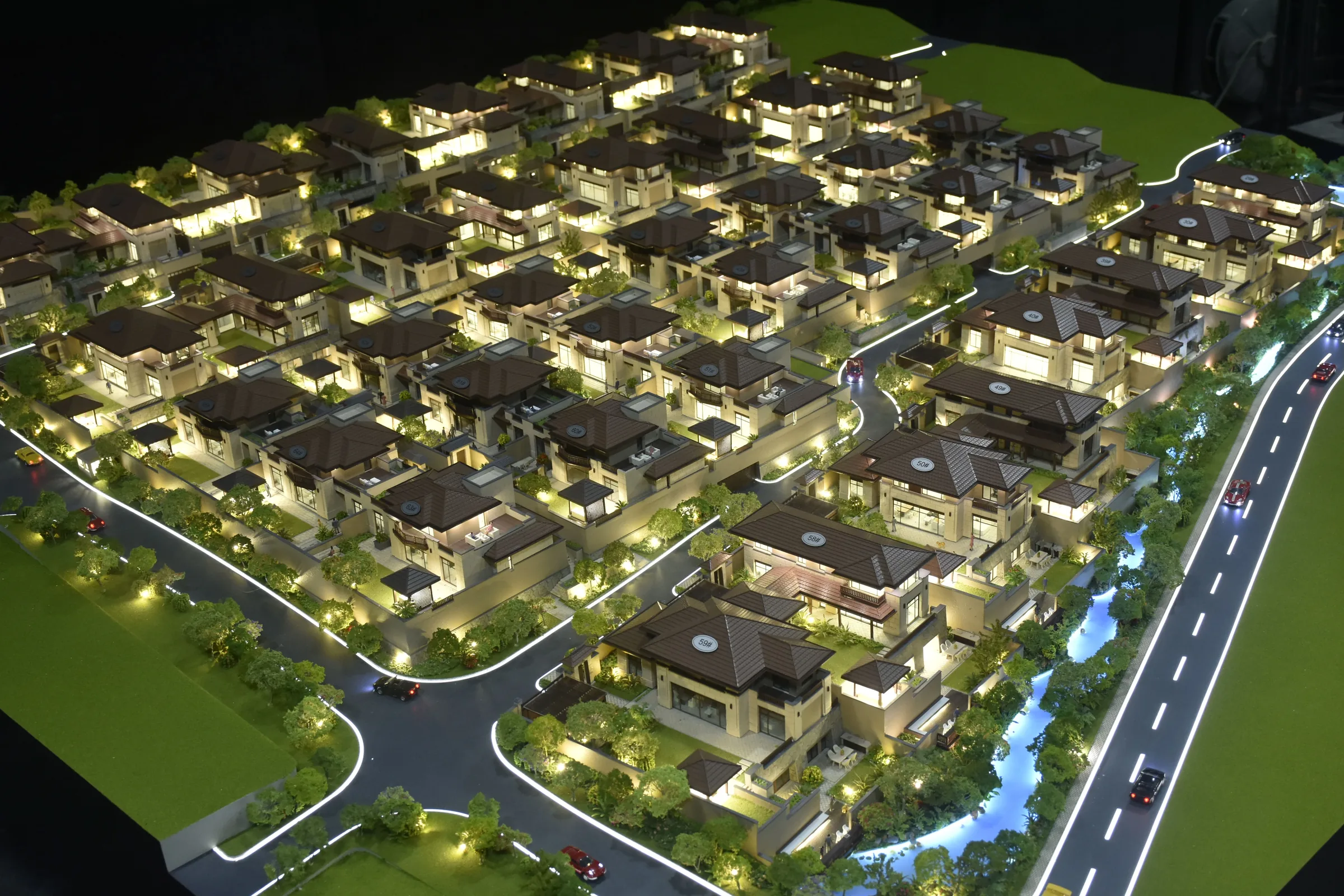 Vanke Hangzhou Fuyang Gongwang 1:220 architectural scale model by JYD Models
