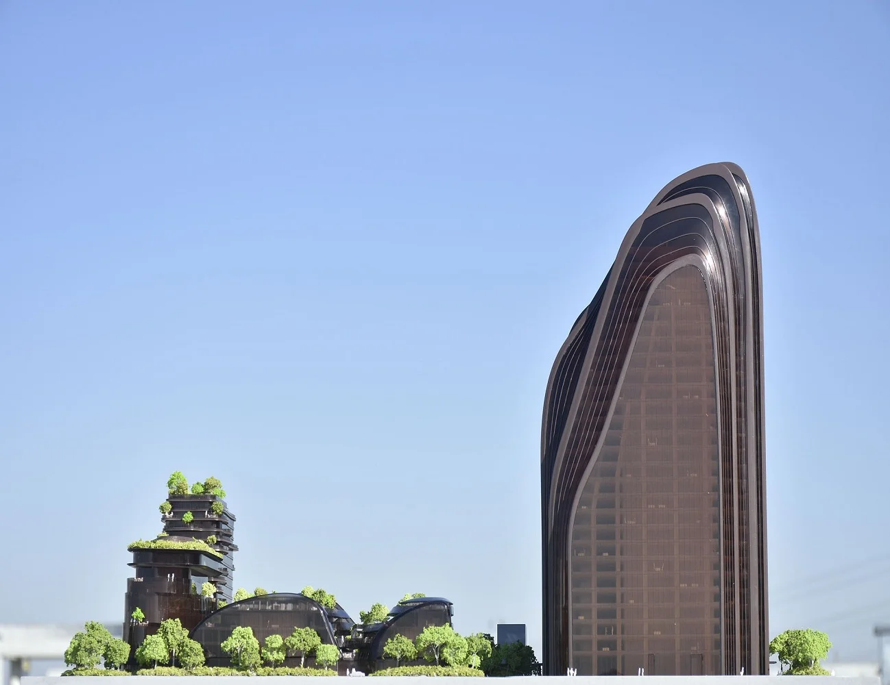 China Resources Pingshan Wanyue Mansion 1:100 architectural scale model by JYD Models