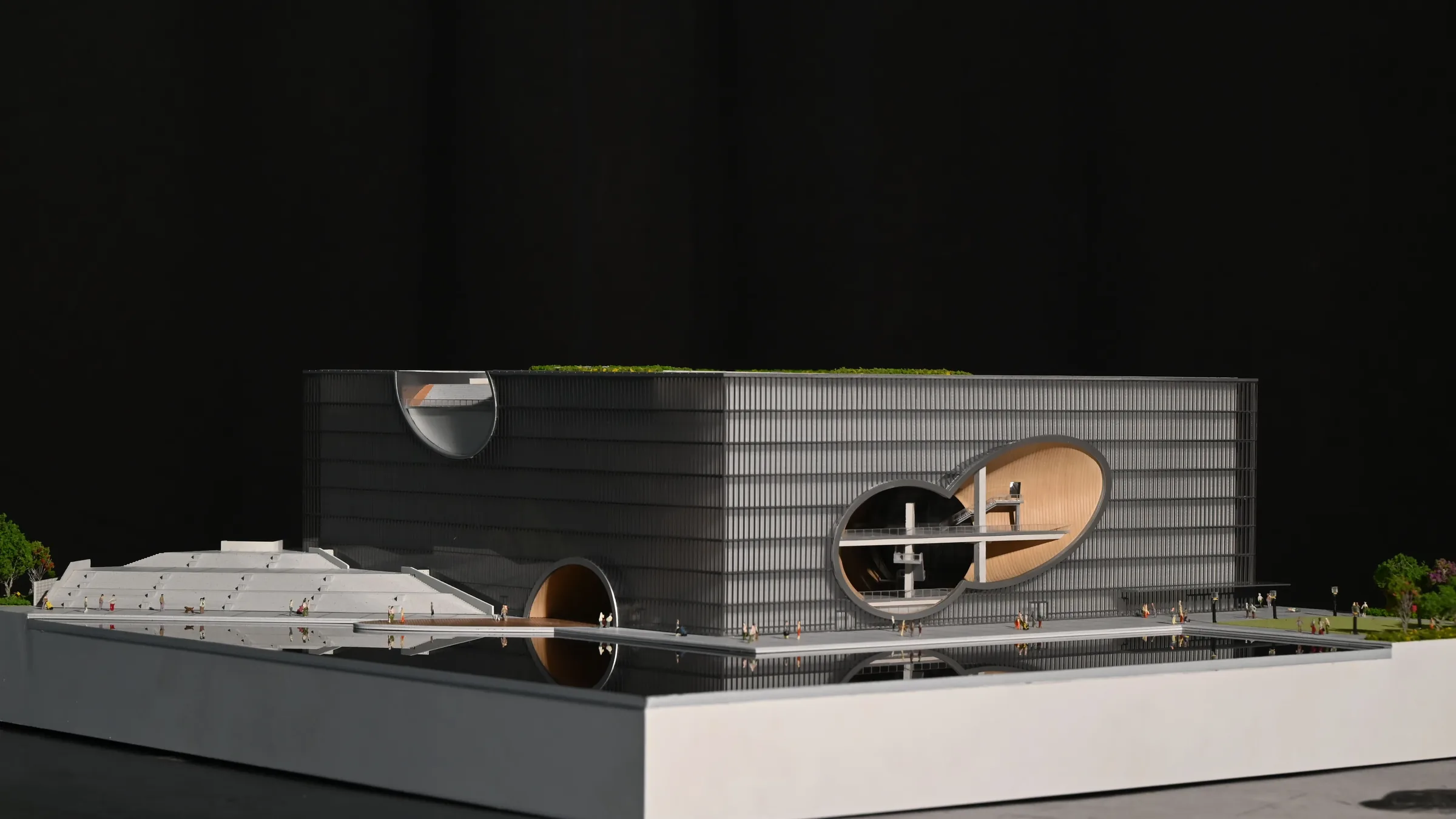 Tadao Ando Poly Grand Theater 1:300 architectural scale model by JYD Models