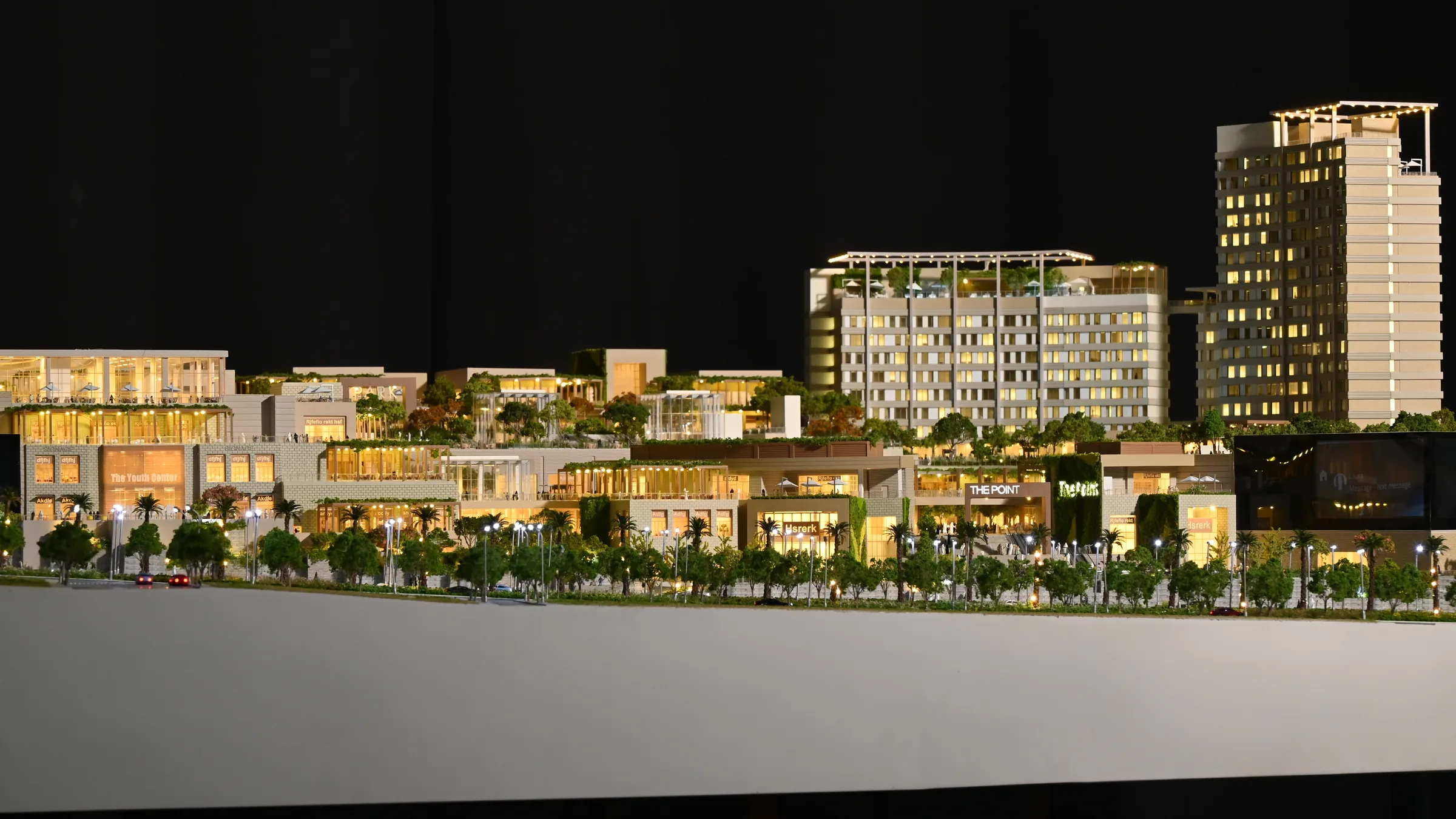 Red Sea Mall 1:1200 architectural scale model by JYD Models