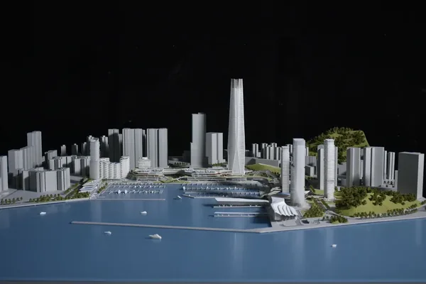 Aecom Zhuhai Jiuzhou Port 1:1000 | 1:1000 Architectural Scale Model ...