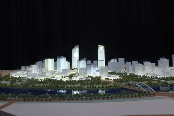 Aedas Tongzhou West Transport Hub 1:1000 | 1:1000 Architectural Scale ...