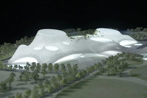 Kengo Kuma Shenzhen Ocean Pavilion 1:500 | 1:500 Architectural Scale ...