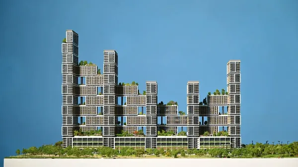 Dubai Sobha One 1:500 | 1:500 Architectural Scale Model | JYD Models